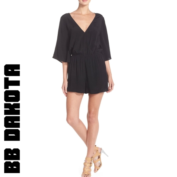 BB Dakota Pants - REVOLVE X BB DAKOTA SHANIA FLUTTER SLEEVE ROMPER